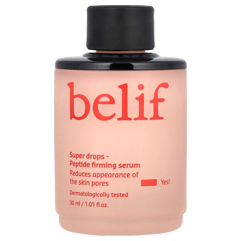 belif, Super Drops, укрепляющая сыворотка с пептидами, 30 мл (1,01 жидк. унц.)