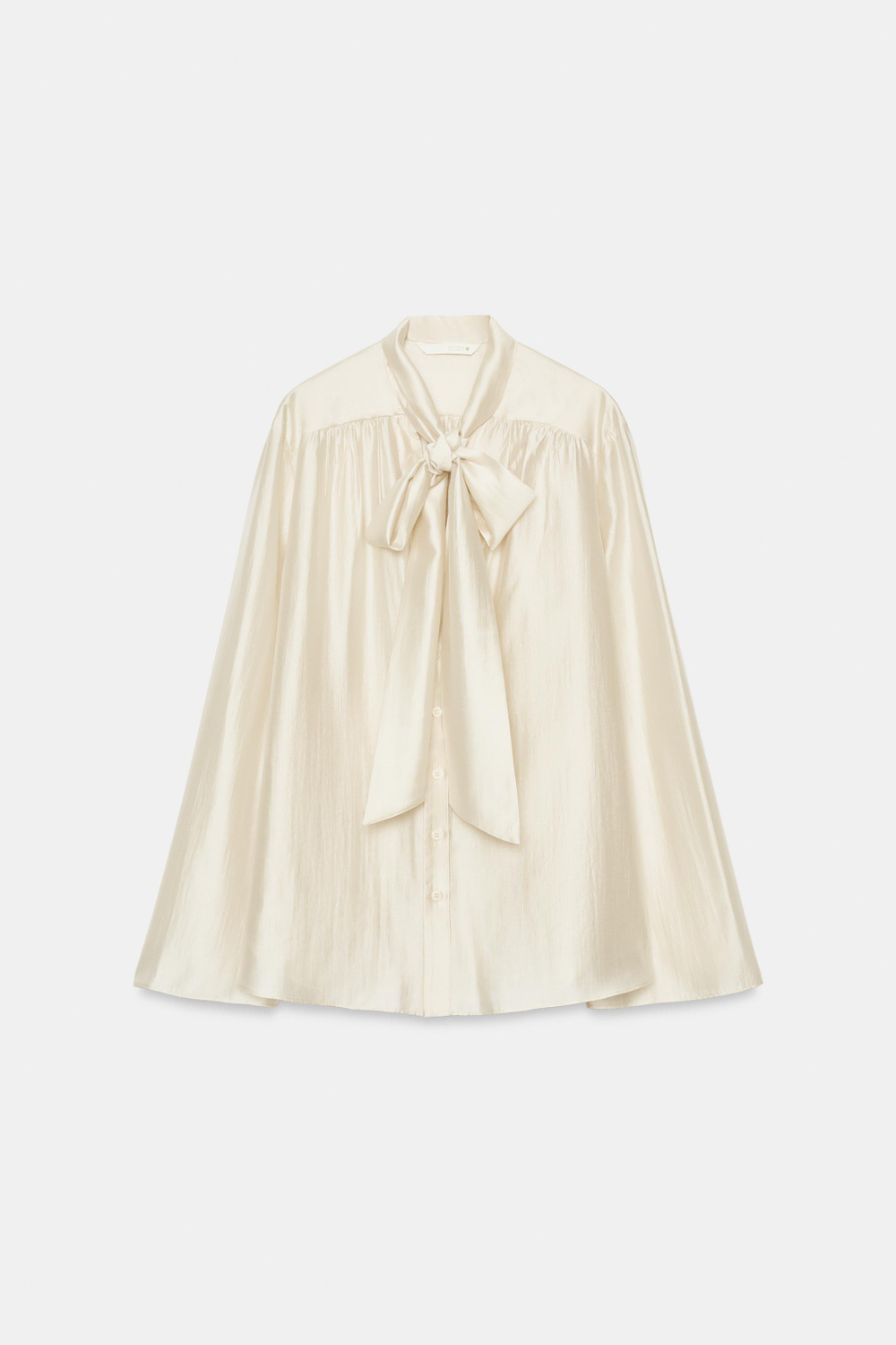 РУБАШКА С ПЛАТКОМ ZW COLLECTION — ZARA