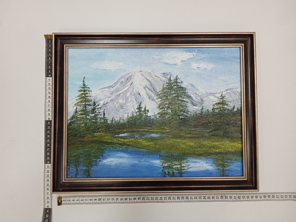 Картина "Пейзаж" с натуры. Масло. Холст на подрамнике. Размер 37x45 см.Кисти Войтович Н.