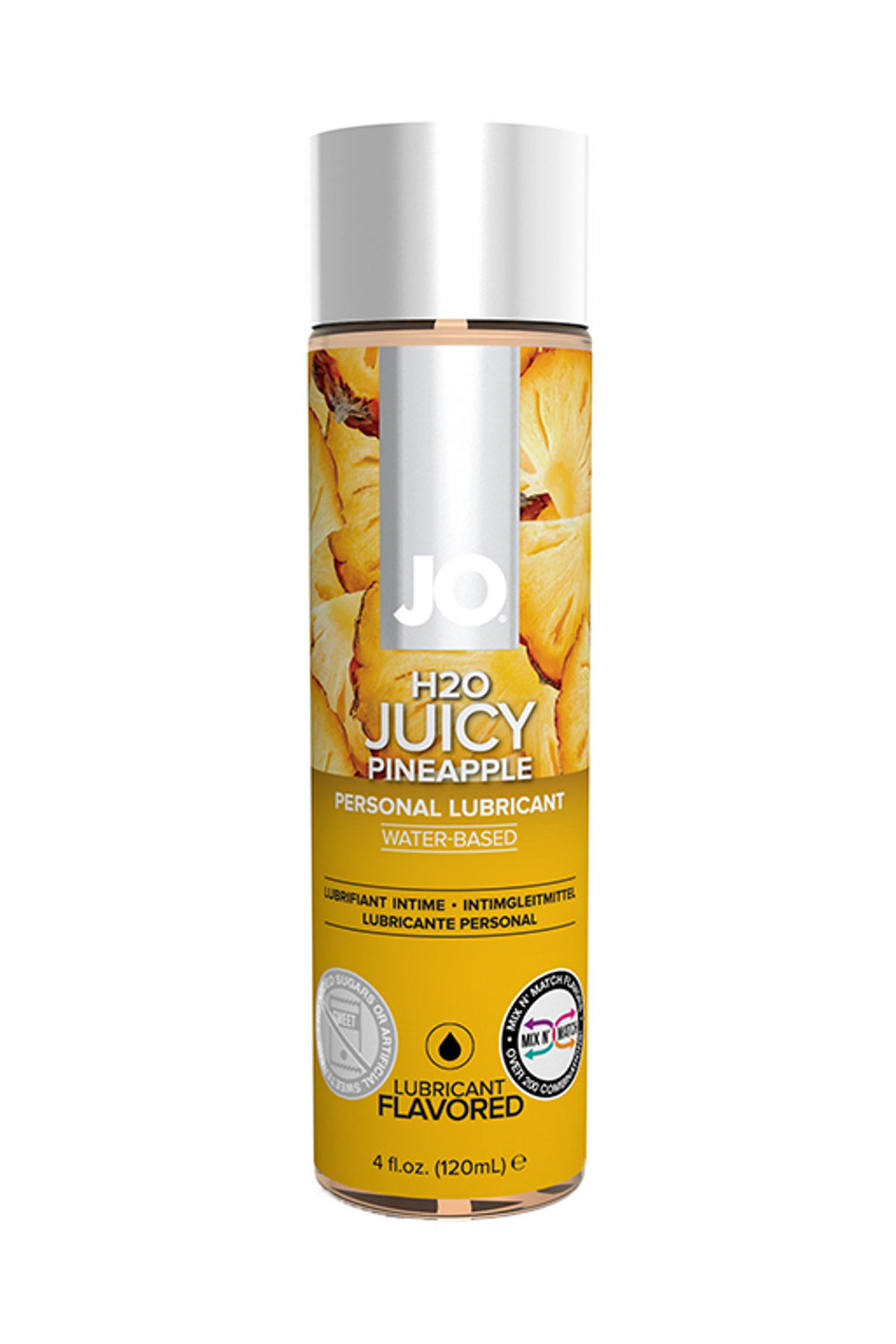 JO Flavored Juicy Pineapple - Оральный лубрикант Ананас, 120 мл.