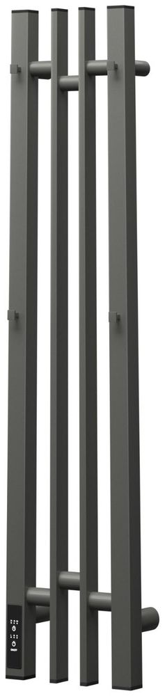 Полотенцесушитель электрический Point Фрея PN20728GB П2 140x800 диммер слева, графит блеск