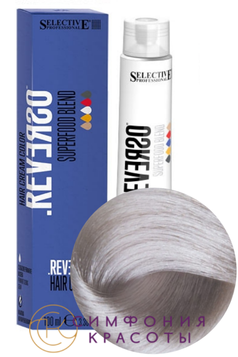 9.17 "Reverso Hair Color"Очень светлый блонд "Дайкон"100мл