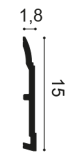 Плинтус SX104