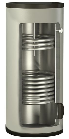 Бойлер косвенного нагрева Rispa RBFD 400 (2 теплообменника) напольный