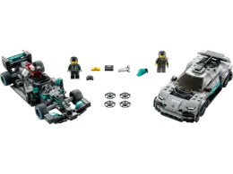 Конструктор LEGO Speed Champions 76909 Mercedes-AMG F1 W12 E Performance и Mercedes-AMG Project One