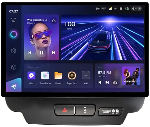 Магнитола для KIA Ceed 3 2018-2020 - Teyes CC3-2K монитор 13" 2K QLED на Android 10, Быстрая, CarPlay, 4G SIM-слот
