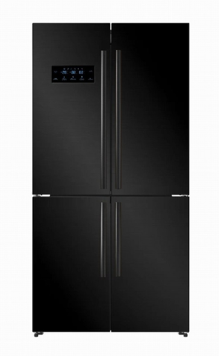 Холодильник GENCOOL GDCD-595WL, чёрный, с конвертируемой камерой, 592 л, инверторный, Total No Frost