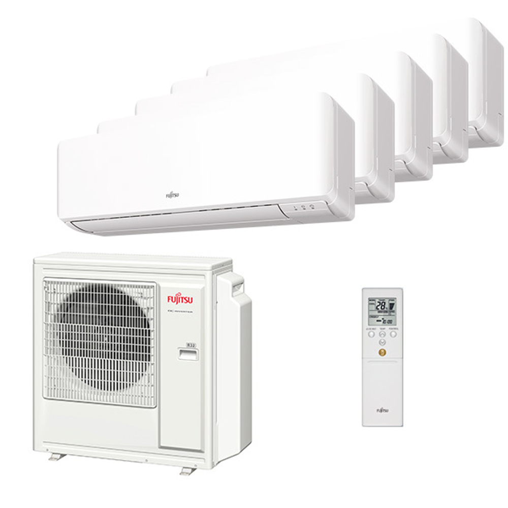 Мультисплит система на 5 комнат Fujitsu ASYG07KMCC x 5 / AOYG36KBTA5