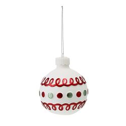 Набор ёлочных украшений с подсветкой Festive embroidery из коллекции New Year Essential, 4 шт.