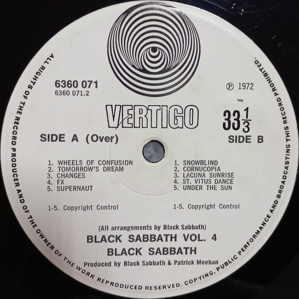 Black Sabbath / Black Sabbath Vol. 4 (LP)