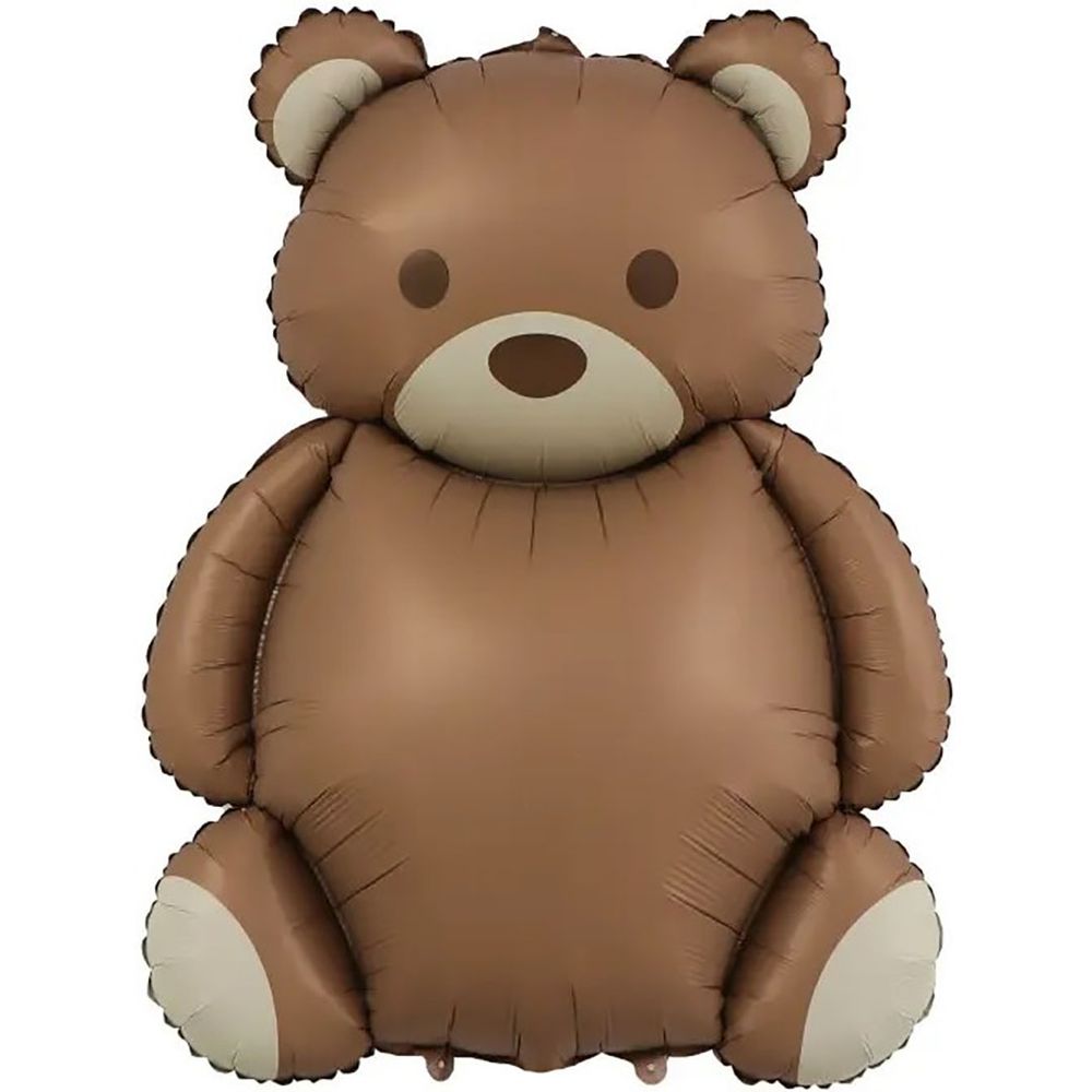 Шар (35''/89 см) Фигура, Мишка Сатин, 1 шт. Шар (35''/89 см) Фигура, Мишка Сатин, 1 шт.