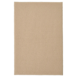 IKEA FINTSEN  (ИКЕА ФИНТСЕН)  -  Коврик для ванной комнаты, бежевый, 40x60 см