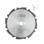 Пильный диск с PCD зубьями 184x2,4x1,6x20 Z=8 Woodwork 21.184.08