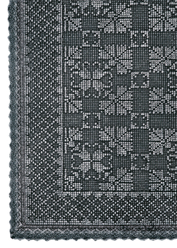 Коврик для ванной 70х100 Luxberry Vintage 1 серый