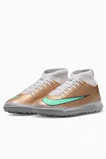 Сороконожки Nike Zoom Mercurial Superfly 11 Club High Mbappe TF Junior - желтый