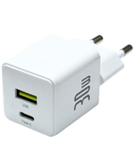 Сетевое зар. устр. Baseus Palm Fast Charger 1USB/1C 30W кабель T-C на T-C (P1011160A213-01) белое