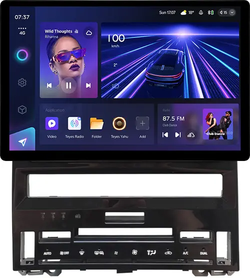 Магнитола для Toyota Avalon 5 2018-2022 (большая рамка) - Teyes CC3-2K монитор 13" 2K QLED на Android 10, Быстрая, 4G SIM-слот, CarPlay