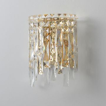 Настенный светильник 2*Е14 Abril AP2 Gold золото Crystal Lux