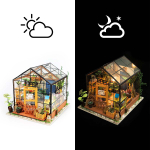 Зимний сад Cathy’s Flower House от Rolife - Интерьерные конструкторы-румбокс, сборная модель из дерева