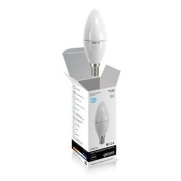Лампа свеча Gauss Elementary LED 6W Е14 4100K AC220-240V 33126