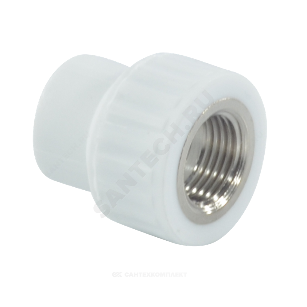 Муфта PP-R комбинированная белая Дн 32х1/2" ВР VALFEX 10129232