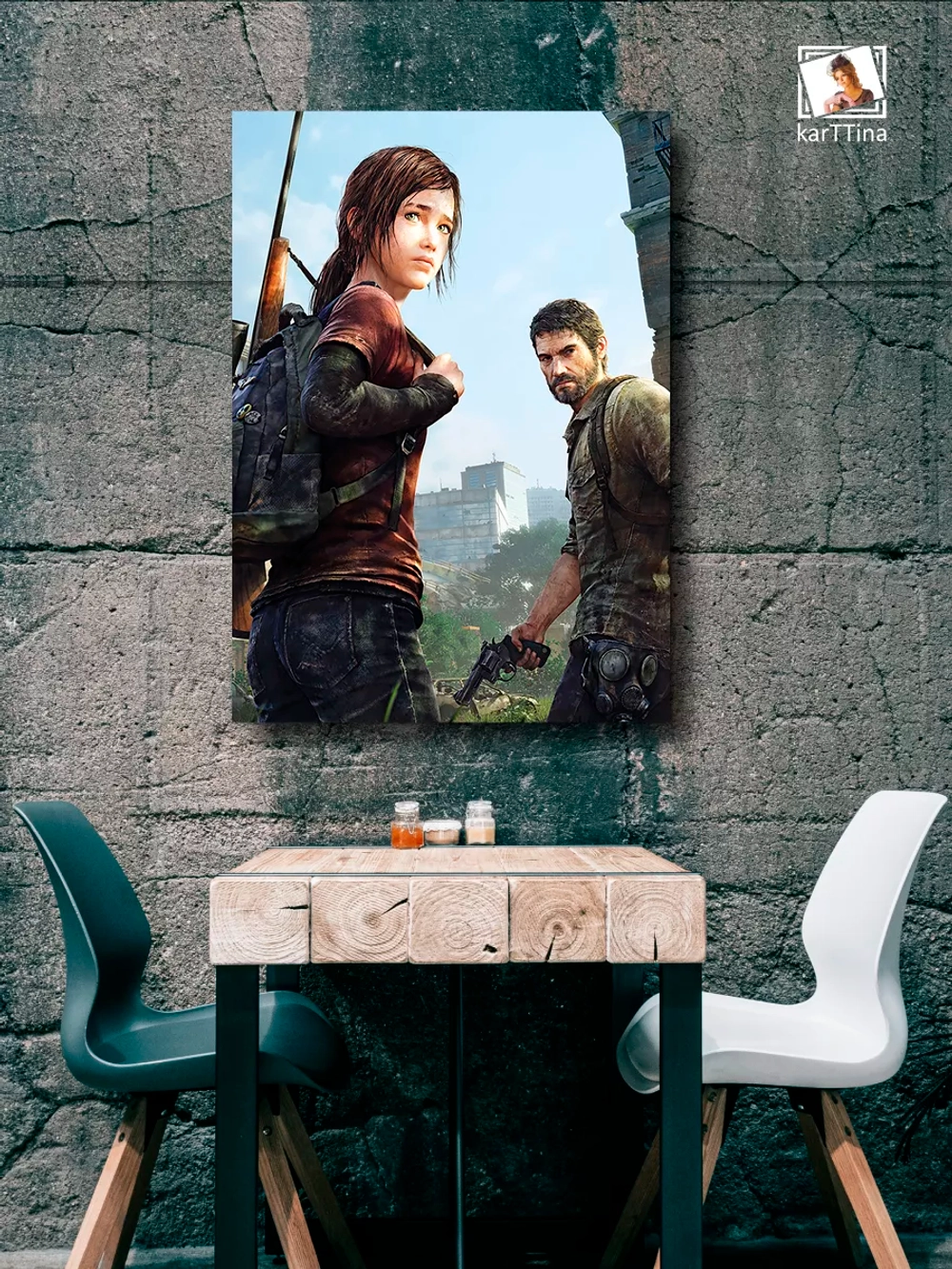 Интерьерная картина "The Last of Us", 50х70см 1шт.