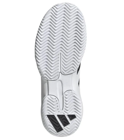 Детские Кроссовки теннисные  Adidas Barricade K - core black/cloud white/core black
