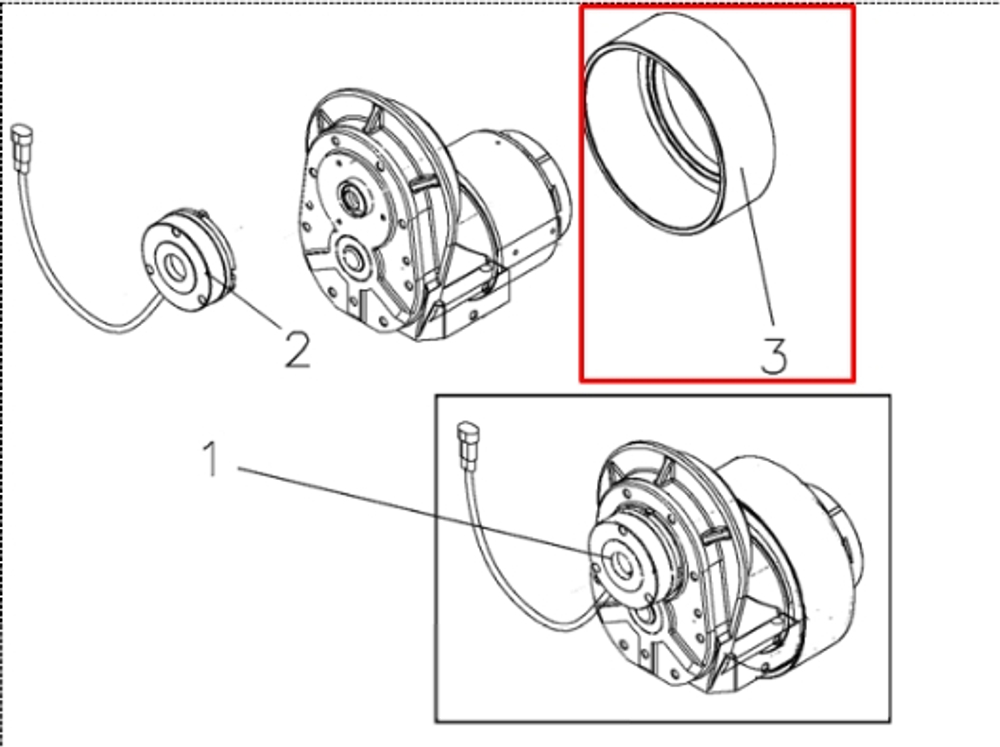 Колесо ведущее TOR PWS D210х70
