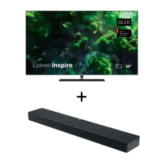 Loewe inspire 55 OLED + Klang Bar3 mr Basalt Grey