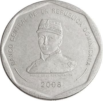 25 песо 2008 Доминикана