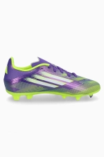 Бутсы adidas F50 League FG/MG Junior - фиолетовый