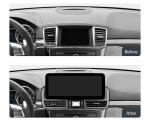 Магнитола для Mercedes-Benz ML (W166), GL (X166) 2011-2015 - Kuberg KP-M1205FW с экраном 12,3" в стиле MERCEDES на Android 13, Быстрая, CarPlay, 4G SIM-слот