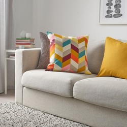 IKEA HANNELISE (ИКЕА ХАННЕЛИСЕ) — Подушка, разноцветная, 50x50 см, фото 2