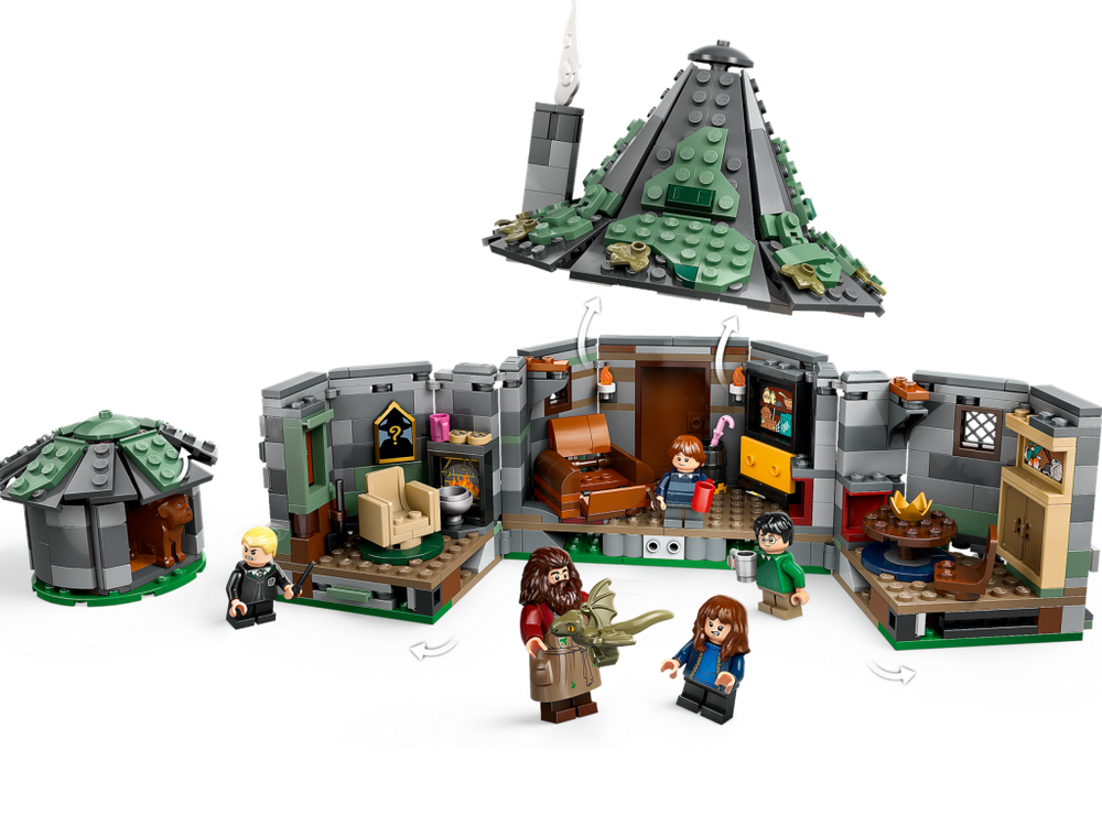 Конструктор Лего Гарри Поттер Хижина Хагрида: неожиданный визит | LEGO Harry Potter Hagrid’s Hut 76428 896 дет 8+