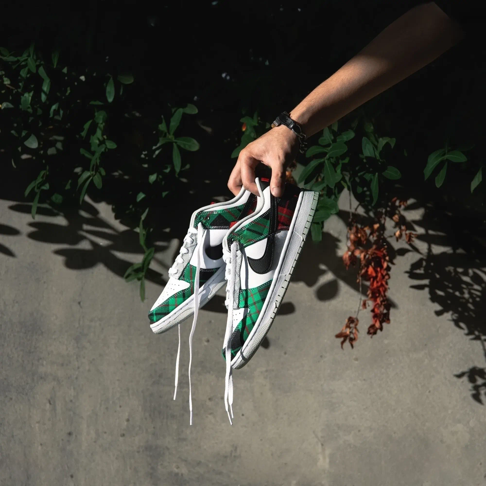 Кроссовки Nike Dunk Low Retro "Plaid"