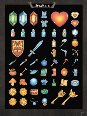 The Legend of Zelda. Сокровища в рисунках