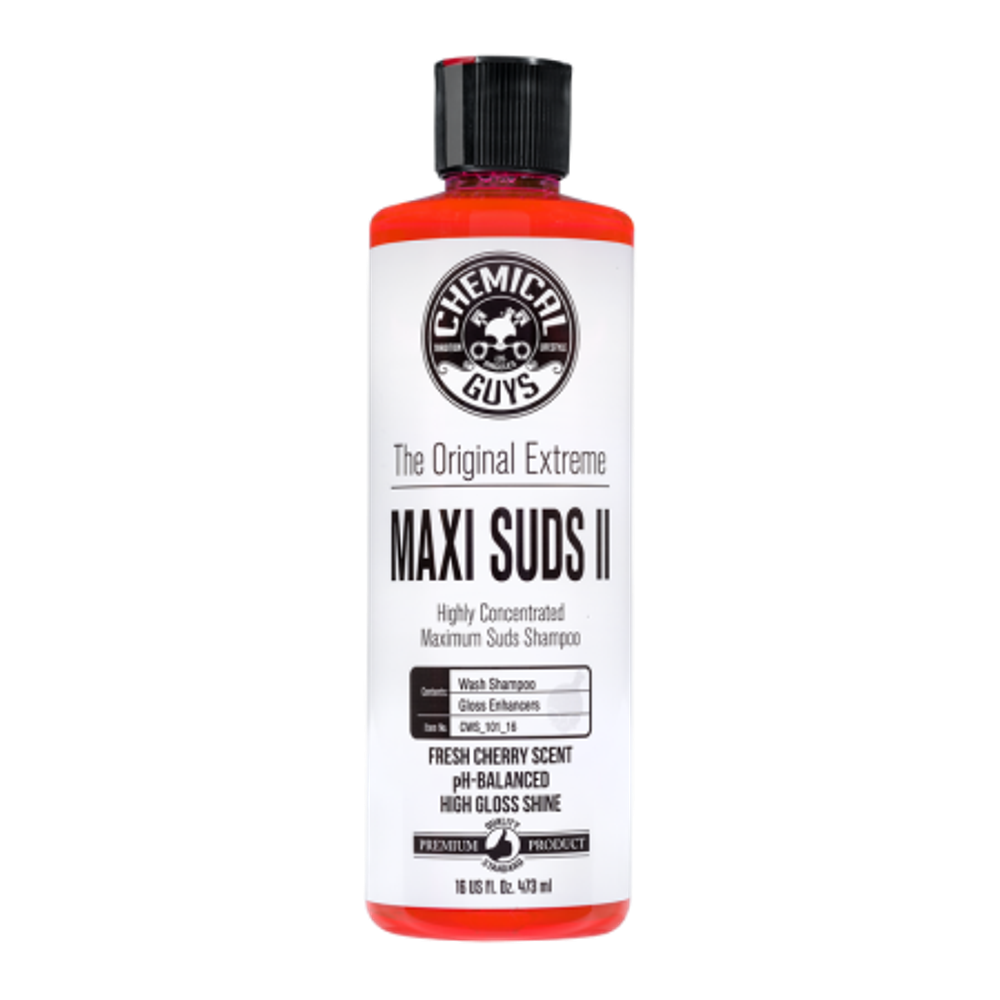 Chemical guys Ручной шампунь аромат вишни Maxi-Suds ll Car wash Shampoo 473 мл.