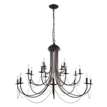 Подвесная люстра 20*E14 2590-20P кофейный Plini Favourite