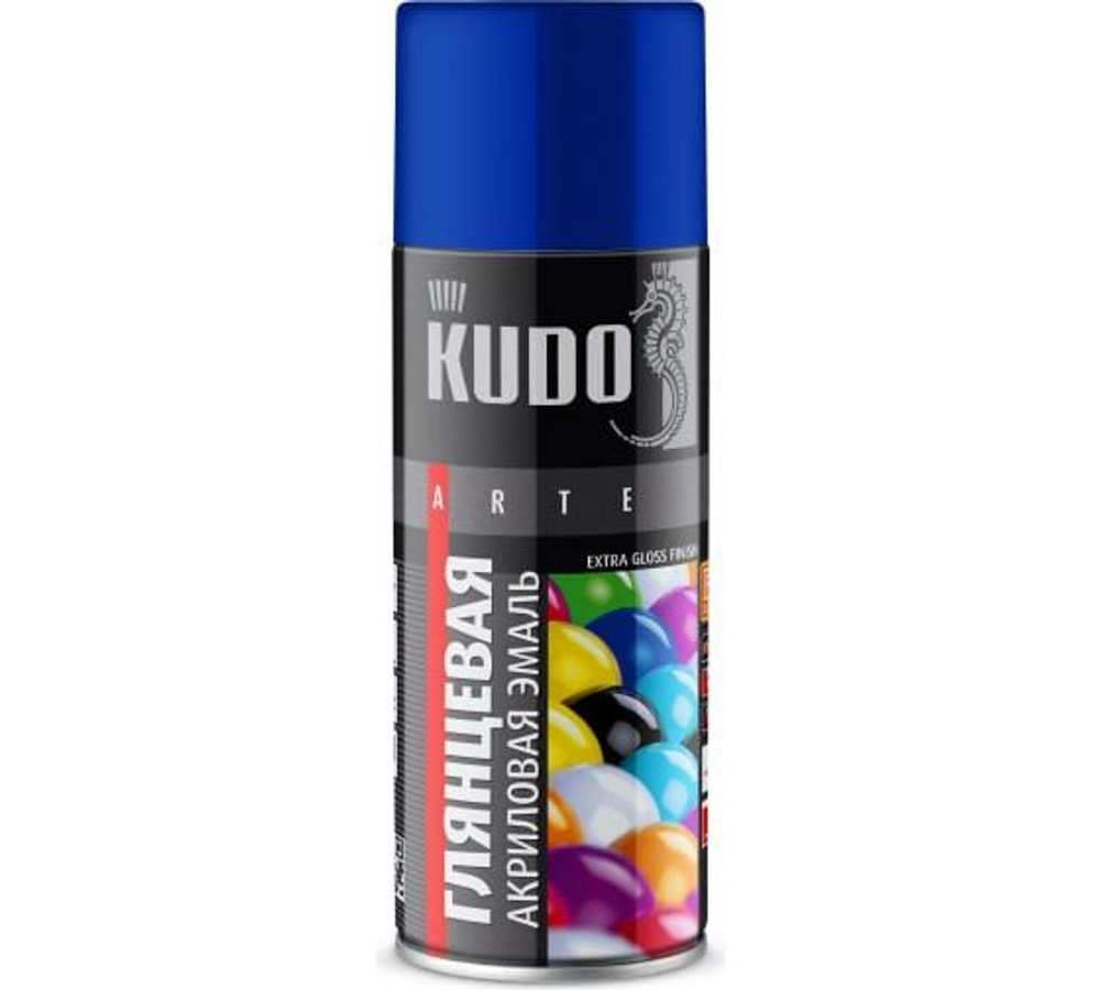 КРАСКА АЭРОЗОЛЬ АКРИЛОВАЯ RAL 2004 ОРАНЖЕВАЯ ГЛЯНЦЕВАЯ 520 МЛ KUDO