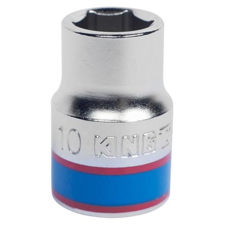 Цена на KING TONY (333510M) Головка торцевая стандартная шестигранная 3/8", 10 мм