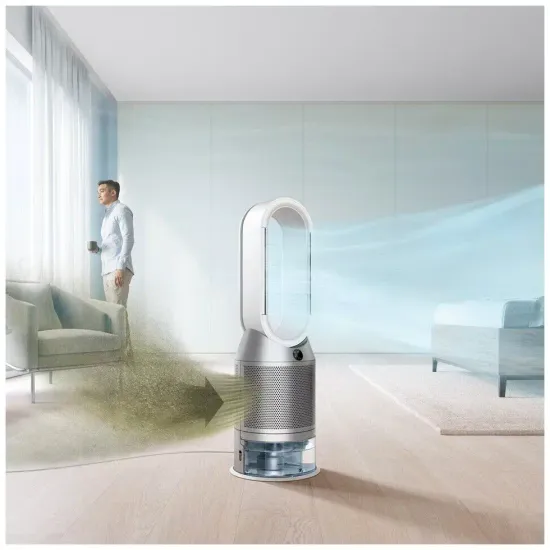 Очиститель/увлажнитель воздуха Dyson Humidify+Cool Auto React PH3A, белый/серебристый