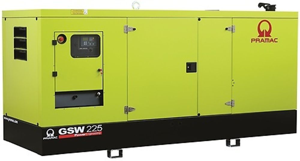 Дизельный генератор Pramac GSW 225 I в кожухе с АВР