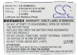Батарея для телефона Siemens 650mAh / 2.41Wh Gigaset M2, M3, M2 EX , V30145-K1310-X363, V30145-K1310-X398, L50645-K1310-X363