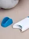 Щётка для удаления шерсти и волос с одежды и мебели, 13,5×6×3 см, цвет синий