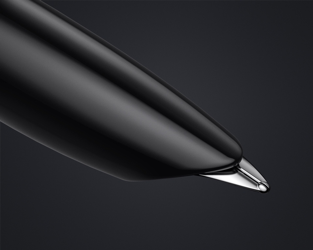 Перьевая ручка Parker 51 CORE BLACK CT, перо: F, цвет чернил: black/blue, в подарочной упаковке.