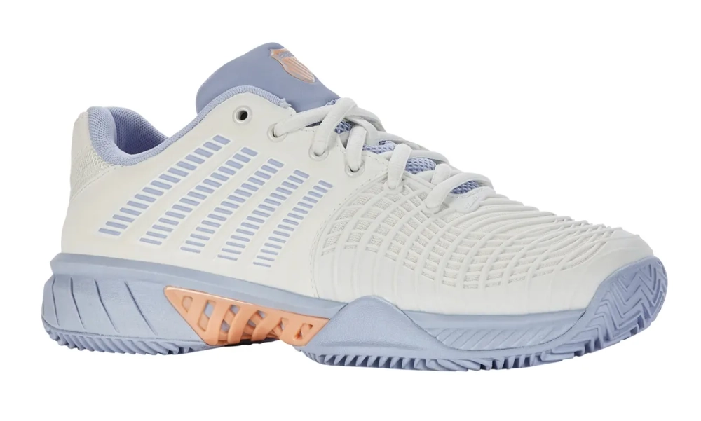 Женские теннисные кроссовки K-Swiss Express Light 3 HB - star white/heather/peach fuzz
