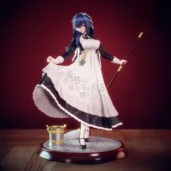 Ouro Kronii maid - VTuber