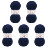 Пряжа Alize (Ализе) Angora Real 40 / уп.5 мот. по 100 г, 430 м, 58 темно-синий