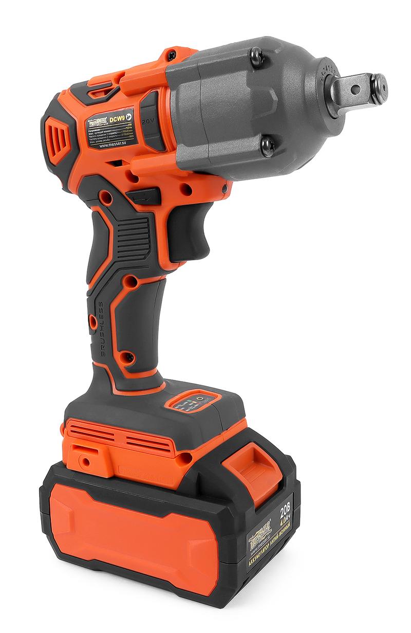 Аккумуляторный ударный гайковерт MESSER DCW9 750Нм М20 6Ач