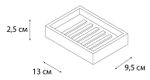 "SOLE" Мыльница FX-301-4